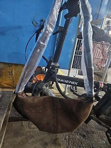 ремешок на сумку: Трендовая сумка круассан из коричневой замши - Материал: мягкая — 5