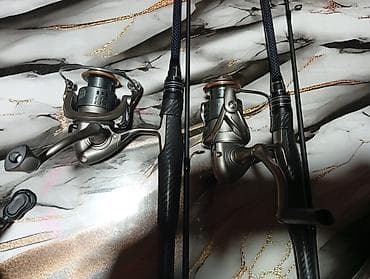 нож бычак: Спиннинговые удилища с безынерционными катушками - Комплект из двух — 2