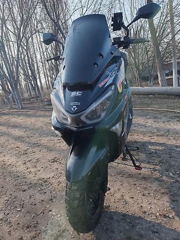 мото электрические: Скутер Limi (черный) + мотошлем Описание: - Городской скутер Limi с — 6