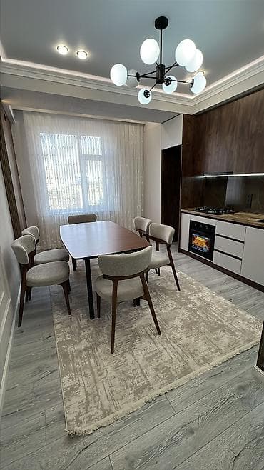 барахолка сокулук: 3 комнаты, 93 м², Элитка, 8 этаж, Дизайнерский ремонт — 4