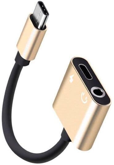 айфон адаптер: Адаптер Type C на 3.5 Jack (female) + Type C (female). Adapter - — 1