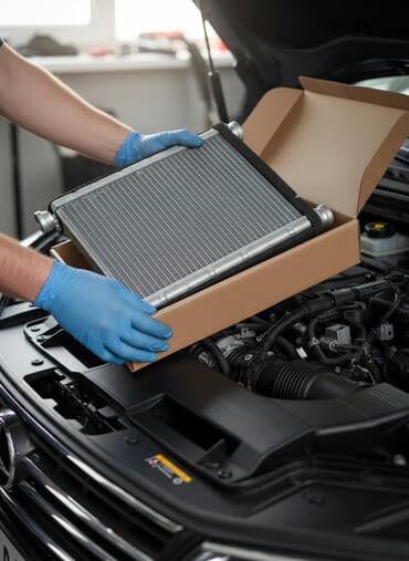 Радиатор отопителя (печки) для автомобиля - Тип: алюминиевый