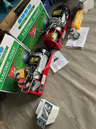Электрическая лебёдка (тельфер) Electric Hoist + ручная лебёдка