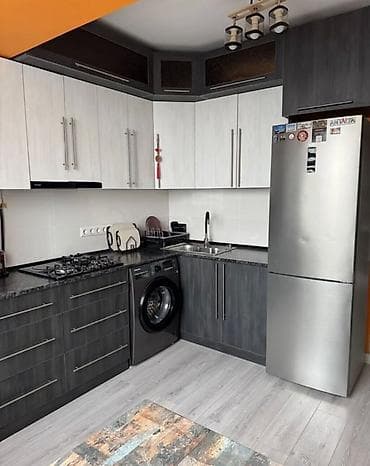 binar: 1 комната, 46 м², Кок-Жар ж/м 8 этаж, Евроремонт — 3