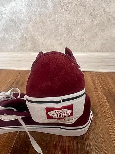 кеды зимние: Кеды Vans, размер 44.5 (EU). - Модель: низкие скейт-кеды с фирменной — 4