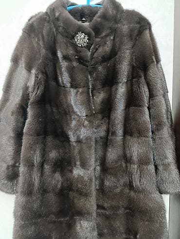 second hend: Шуба, Норка, По колено, Трансформер, XL — 3