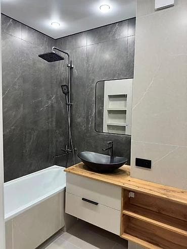 Недвижимость: 2 комнаты, 62 м², Асанбай мкр Элитка, 13 этаж, Евроремонт — 6