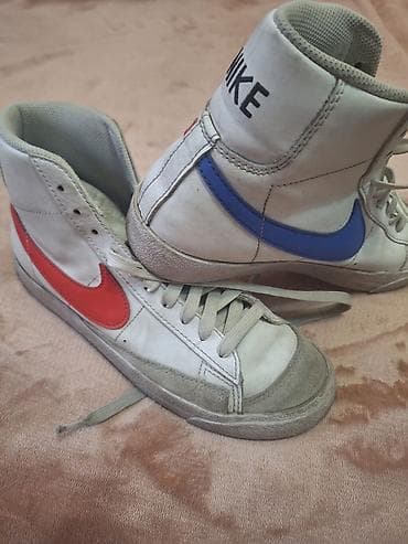 найк: Мужские кроссовки, 37, Nike, Б/у, цвет - Белый, Бесплатная доставка — 1