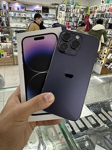 xr в корпусе 14 pro: IPhone 14 Pro, Б/у, 128 ГБ, Deep Purple, Защитное стекло, Чехол, Коробка, 85 % — 2