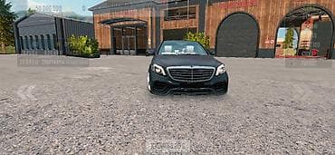 Элегантный седан Mercedes-Benz S-Class, представленный в синем цвете — 2