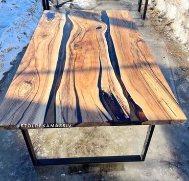 эпоксидные столы: Продаю доски из ореха для столов из эпоксидной смолы 2-2.6 метра 1800 — 4