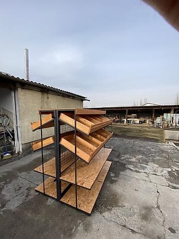 витринна: Витрина Для продуктов, Лофт, 180 см * 200 см * 60 см, Новый — 10