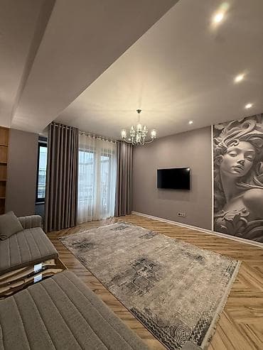 Недвижимость: 2 комнаты, 75 м², Асанбай мкр Элитка, 12 этаж, Дизайнерский ремонт — 7
