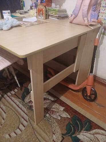 буу кухонный: Стол трансформер Для кухни, Стол-книжка, цвет - Бежевый — 3