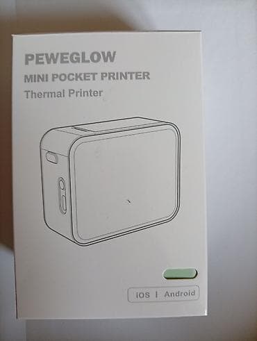 Оборудование для типографии: Мини-принтер для наклеек PEWEGLOW P7 (термопринтер) - Карманный — 2