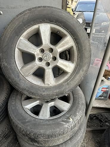 диски рх: Колеса в сборе 225 / 65 / R 17, Лето, Б/у, Комплект, Внедорожные (АТ/МТ), Литые, отверстий - 5 — 1