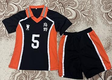 вещи из наруто: Комплект спортивной формы по мотивам аниме Haikyuu!! (Карасуно), номер — 1