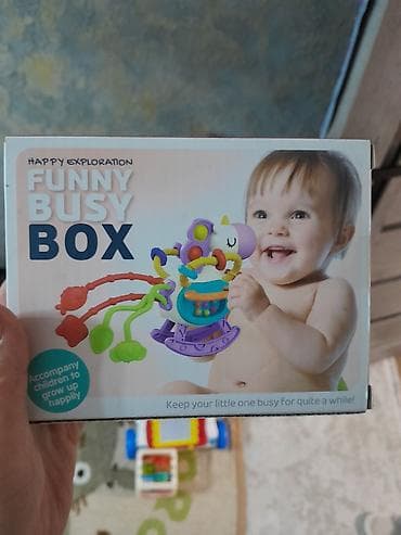 развивающие конструкторы: Развивающая игрушка Funny Busy Box - Игрушка-бизиборд для самых — 1
