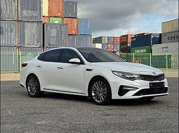 Kia к5 (рестайлинг), белый седан бизнес-класса. Посуточно автомобили — 4