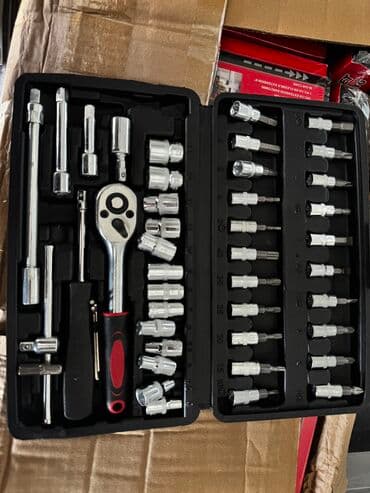 мини набор ключей: Набор инструментов 46 в 1 (46 PIECE TOOL SET) для дома и авто в — 1