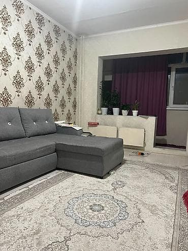 105: 1 комната, 47 м², Джал мкр (в т.ч. Верхний, Нижний, Средний) 105 серия, 6 этаж, Косметический ремонт — 1