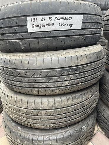 Шины 195 / 65 / R 15, Лето, Б/у, Комплект, Легковые, Япония, Bridgestone — 1