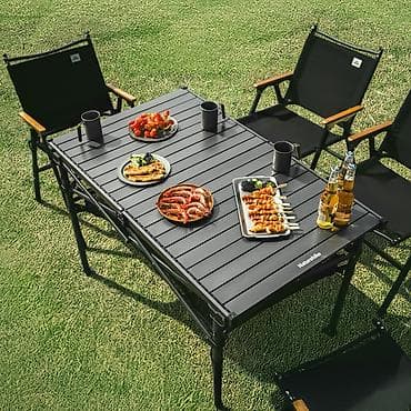 пластиковый стол размеры: Складной походный комплект мебели для пикника/кемпинга Состав: - — 2