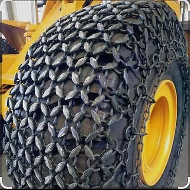 Противоскользящие защитные цепи на шины для строительной/карьерной