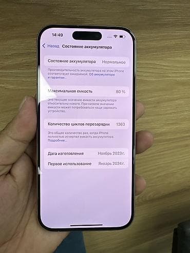 apple iphone 5s 32: IPhone 15 Pro, 128 ГБ, Natural Titanium, 80 % — 2