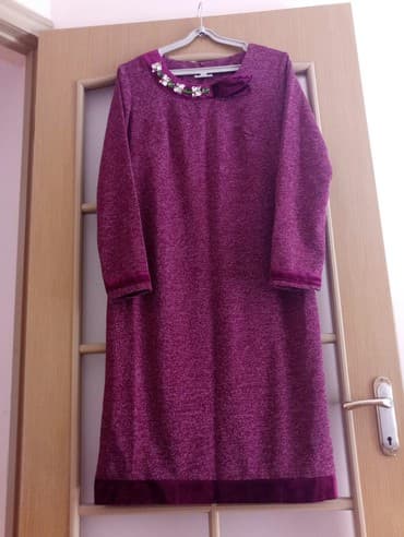 праздничные платья больших размеров: Платье новое, длина: 103 см, размер: 46-48 — 2