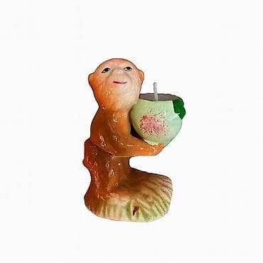 Модемы и сетевое оборудование: Подсвечник обезьянка 🐒 со свечой Оригинальный декоративный подсвечник — 1