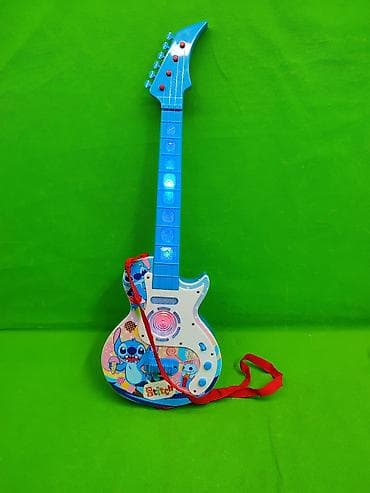 гитара игрушечная: Гитара Стич игрушка музыкальная🎸 Комплектация товара: гитара и 3 — 2