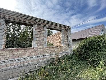 сварка кылабыз: Кирпичный недострой (коробка) на участке - Стены из — 2