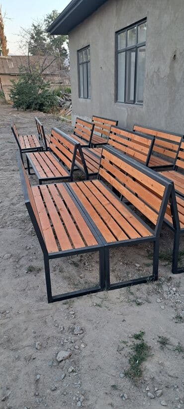 мебель шкафы бу: Отургуч Металл, Жөлөнгүчү менен, Чатырсыз — 5