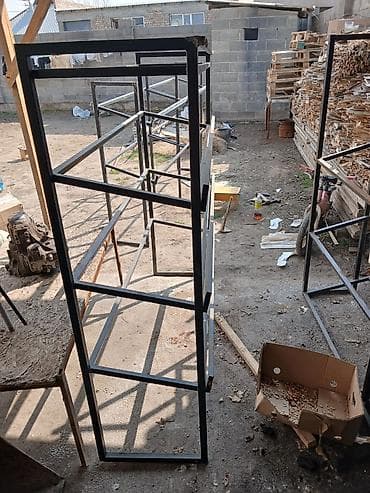 Металлический каркас стеллажа - Прочный каркас из профильной стальной