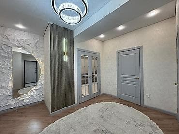 3ком квартира: 3 комнаты, 91 м², Элитка, Тунгуч мкр Элитка, 14 этаж, Евроремонт — 2