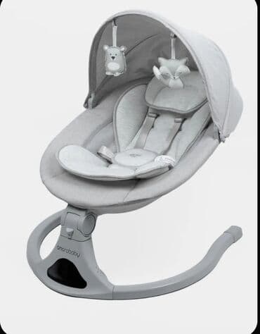 детские игрушки для новорожденных: Качели-шезлонг Amarobaby для новорождённых. - 5 режимов укачивания - — 29