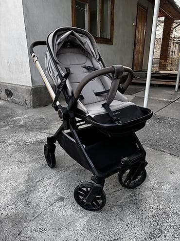 коляски kidilo: Коляска, цвет - Серебристый, Б/у — 6