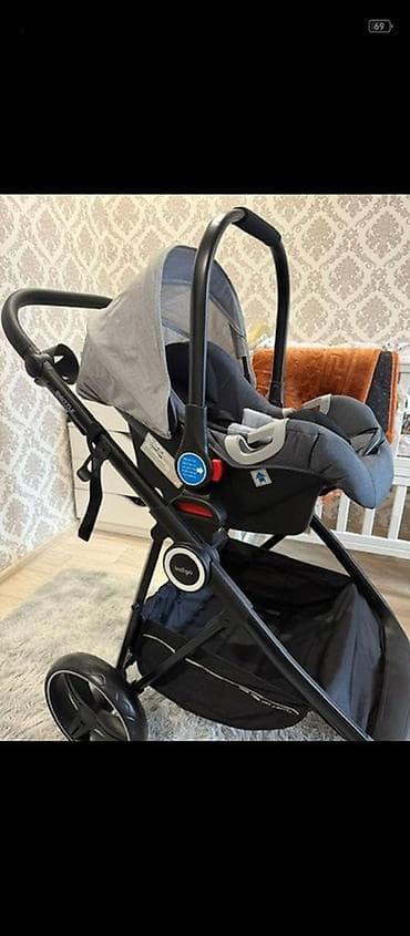 детская коляска с куклой: Коляска, Другой бренд, цвет - Черный, Новый, Самовывоз, Платная доставка — 2