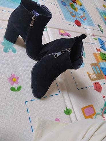 ботильоны: Ботинки, 37, Новый, цвет - Черный — 2