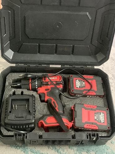 gp pointer: Новая Аккумуляторная ударная дрель-шуруповерт RODEX RDX3405 в кейсе — 1