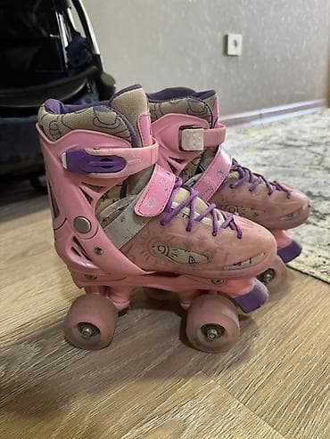 одежда для мужчин: Детские роликовые коньки-квады + комплект защиты размер регулируется с — 1