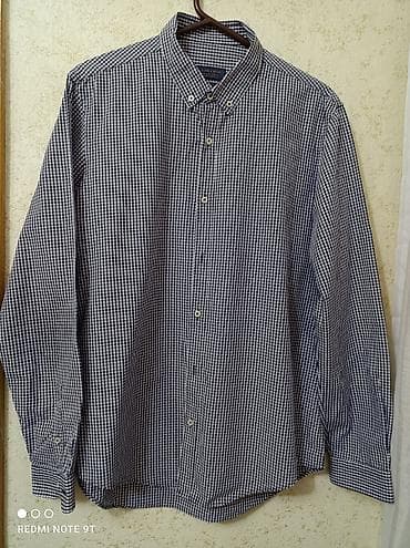мужской рубашки: Мужская рубашка, S, M, H&M, Б/у — 8