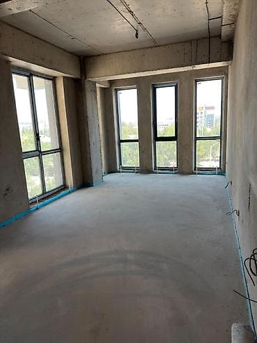 flat osh: 2 комнаты, 75 м², Азия Молл Элитка, 6 этаж, ПСО (под самоотделку) — 8