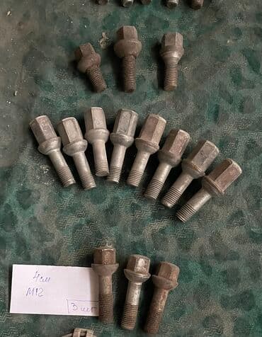 табуретка запаска: Колесные болты М12 и М14 на Мерседес: М12 5см - 250с/шт (10шт) М12 — 8