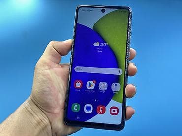 redmo note 14: Samsung Galaxy A52, Б/у, 128 ГБ, цвет - Черный, 2 SIM — 2