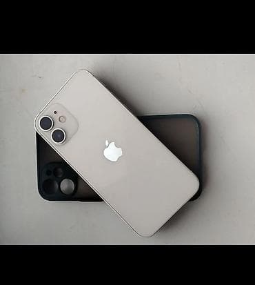 aphone 12 mini: IPhone 12 mini, Б/у, 64 ГБ, Белый, 75 % — 5