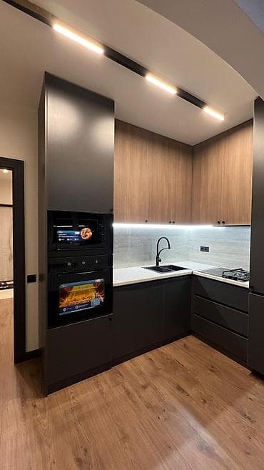 hostel osh: 2 комнаты, 48 м², 108 серия, 6 этаж, Евроремонт — 1