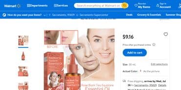 зелёный чай крем: ❄️ США Антивозростная сыворотка эфирное масло сквалана с розовым — 7