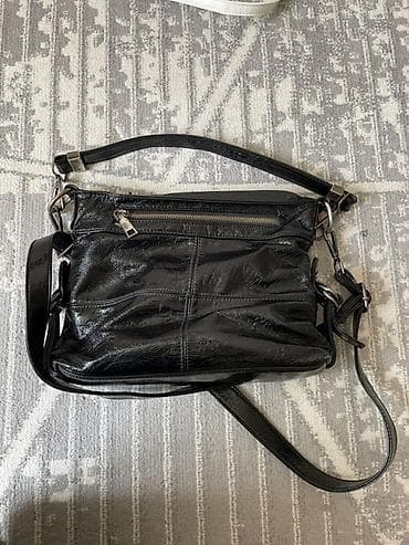 Классическая сумка, Материал: Искусственная кожа, Застежка на молнии, Женские